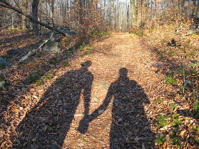 hand holding shadow image