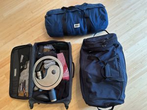 30 years of stuff in 3 suitcases