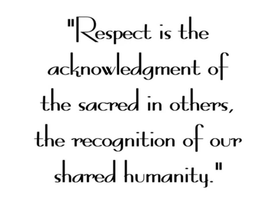 respect